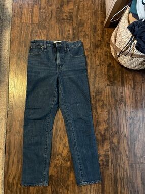 Madewell Indigo Denim Jeans with Signature Label